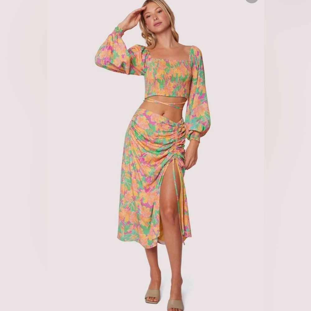 Lost and Wander 2 piece skirt set